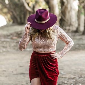 Maroon Charlie 1 Horse Hat